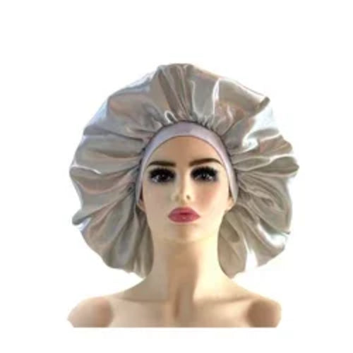 Satin Bonnet Fashion Stain Silky Big Bonnet