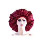 Satin Bonnet Fashion Stain Silky Big Bonnet