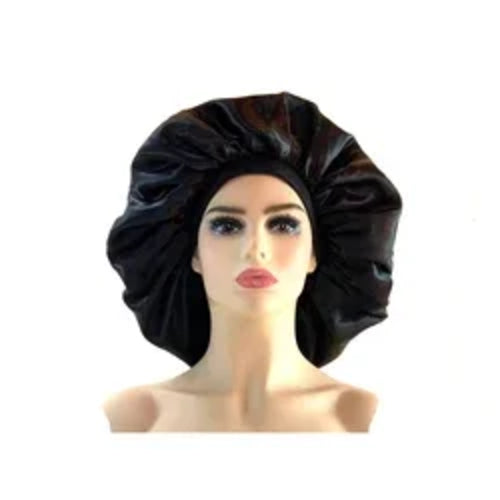 Satin Bonnet Fashion Stain Silky Big Bonnet